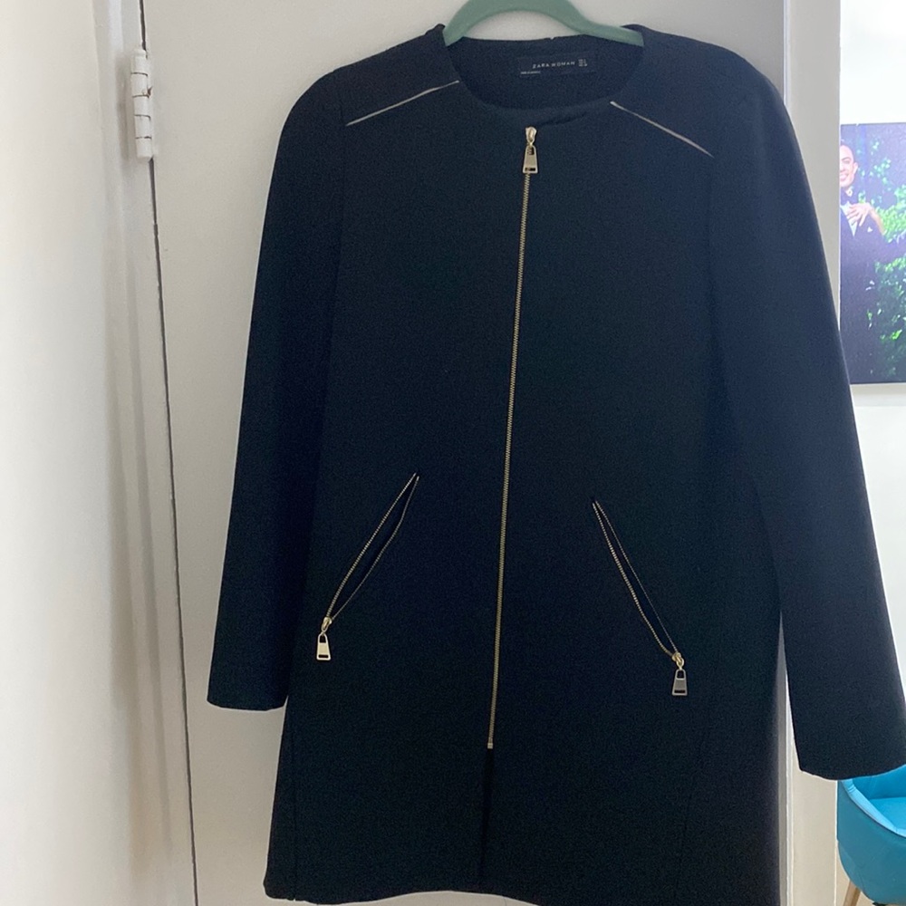 Zara black coat